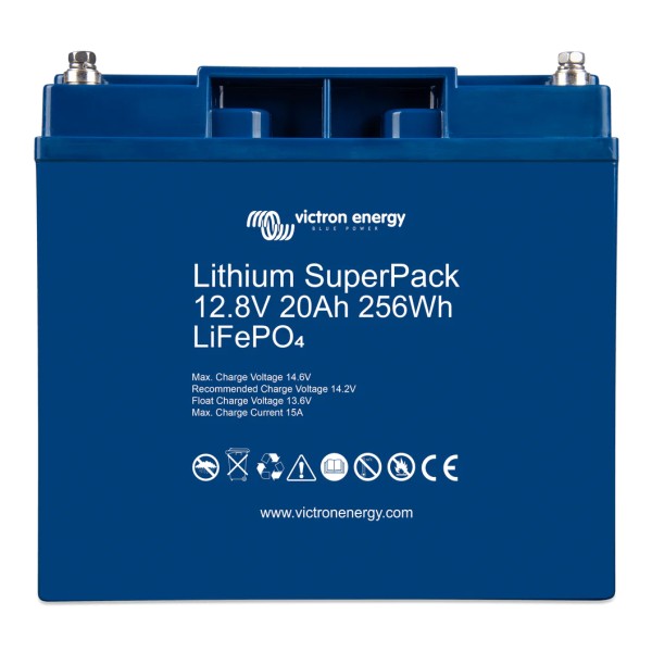Victron Energy Lithium SuperPack 12.8V/20Ah LiFePO4 Batterie