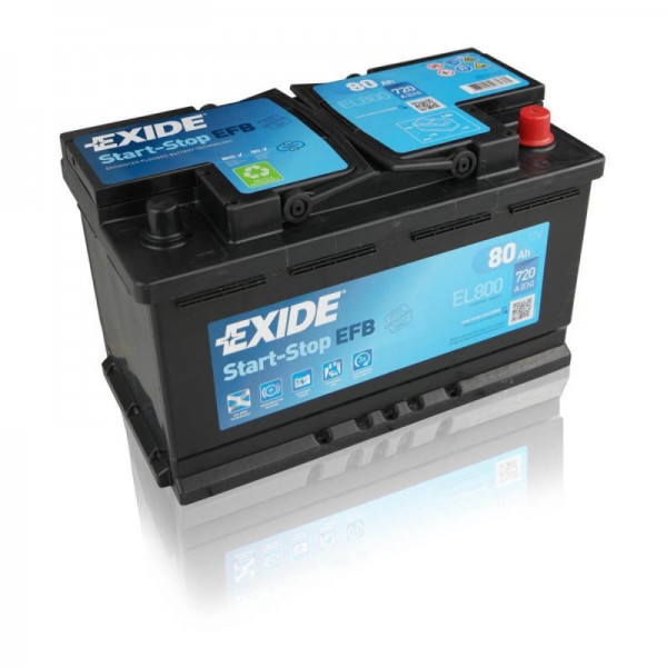 Exide EL800 EFB Autobatterie 80Ah 580 500 080