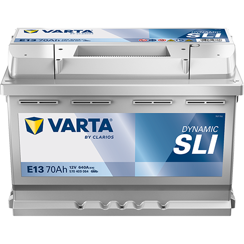 Varta E13 Dynamic SLI 570 409 064 Autobatterie 70Ah (Black Dynamic)