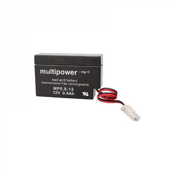 Multipower-MP0,8-12-AMP-Stecker-0,8Ah-USV-Batterie
