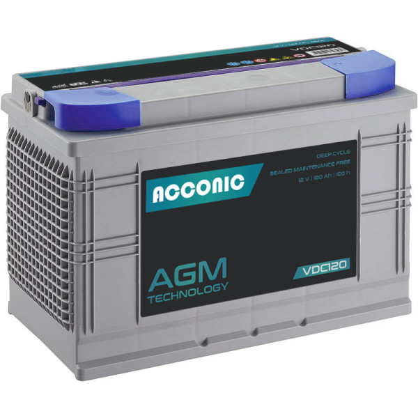 ACCONIC VDC120 Deep Cycle AGM 120Ah Batterie