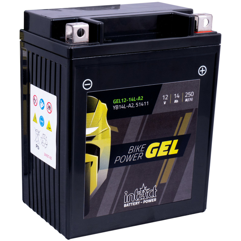 Intact GEL12-14L-A2 Bike-Power GEL 14Ah Motorradbatterie (DIN 51411)  YB14L-A2