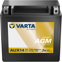 Varta AUX14 DYNAMIC AGM 513 106 020 Stützbatterie 13Ah (Silver Dynamic)