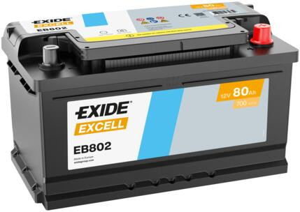 Exide EB802 Excell 80Ah Autobatterie 580 406 074