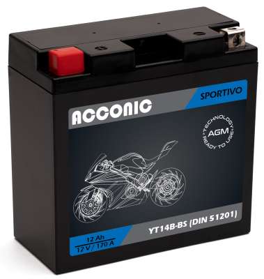 IntAct - GEL MOTORRADBATTERIE Bike-Power GEL12-12B-4. Ersetzt YT12B, YT12B- BS. Motorradbatterie 12V 10Ah 210A. Maße: 150x69x130mm. Mit Bis Zu 30% Mehr Startleistung