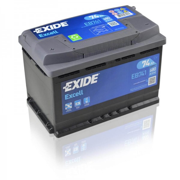 Exide EB741 Excell 74Ah Autobatterie 574 013 068