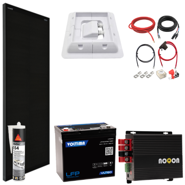 Wohnmobil Ladebooster-Set SMALL - mit Lithium Batterie