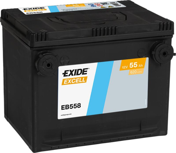 Exide EB558 Excell 55Ah Autobatterie US Cars