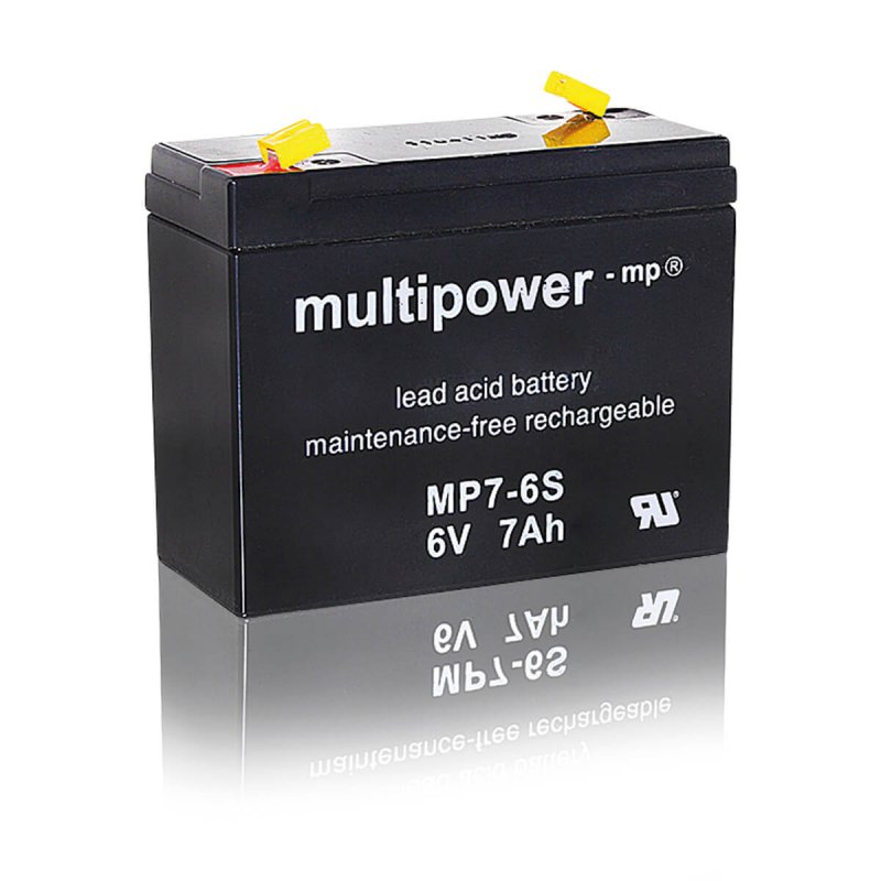 Multipower MP7-6S 6V 7Ah USV-Batterie