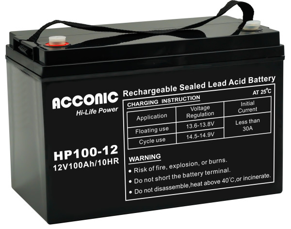 Acconic HP100-12 Hi-Life Power AGM 12V 100Ah Bleiakku
