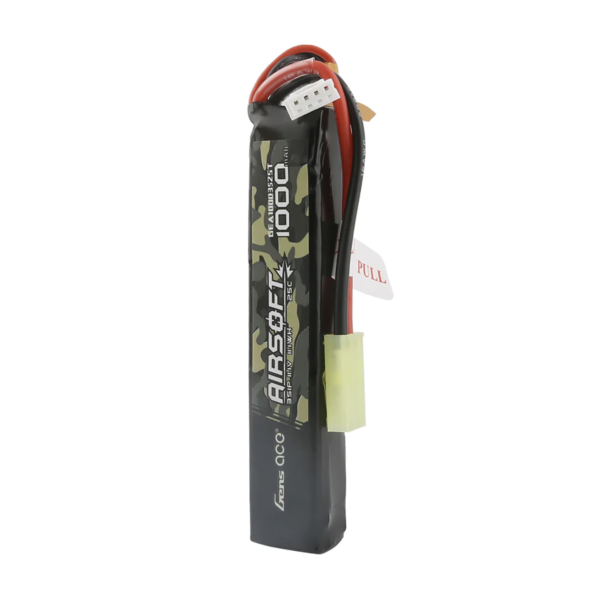 Gens ace 1000mAh 7.4V 25C 3S1P Airsoft Gun Lipo Batterie mit mini Tamiya Stecker GEA10003S25T