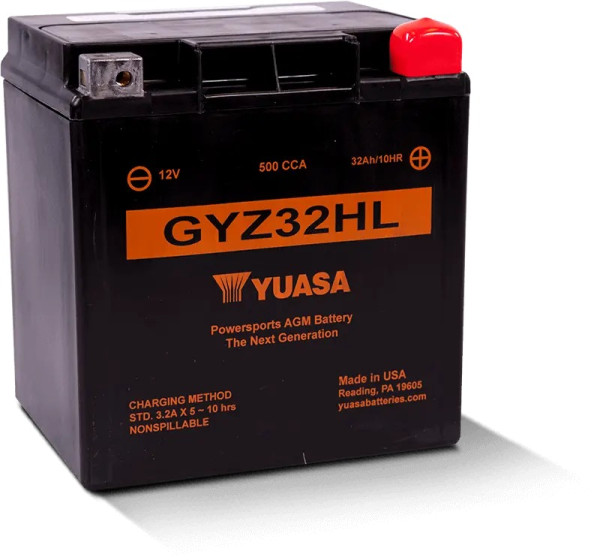 Yuasa GYZ32L AGM Motorradbatterie 32Ah 12V YIX30L-BS (DIN 83000)