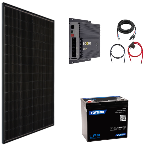 Solaranlage Basic-Set SMALL - mit Lithium Batterie