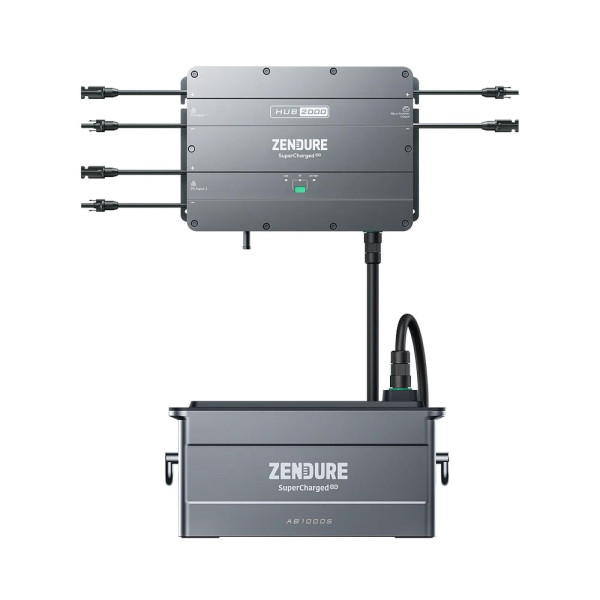 Zendure SolarFlow Set Smart PV Hub 2000 MPPT mit Erweiterungsbatterie