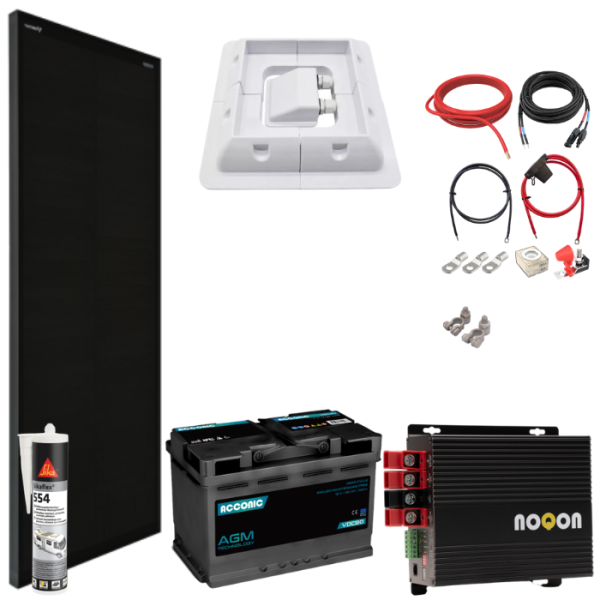 Wohnmobil Ladebooster-Set SMALL - mit AGM Batterie