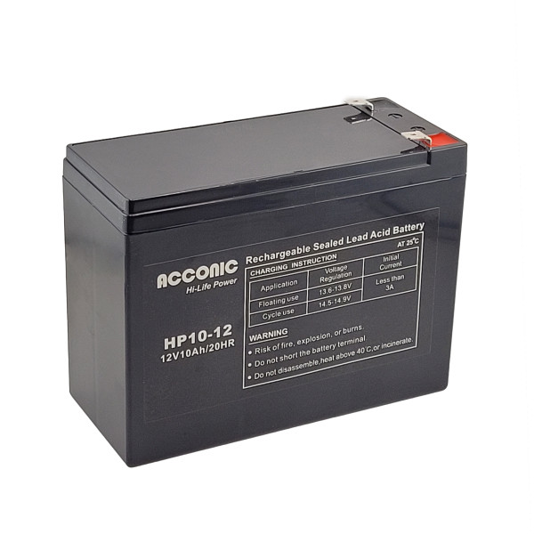 Acconic HP10-12 Hi-Life Power AGM 12V 10Ah Bleiakku