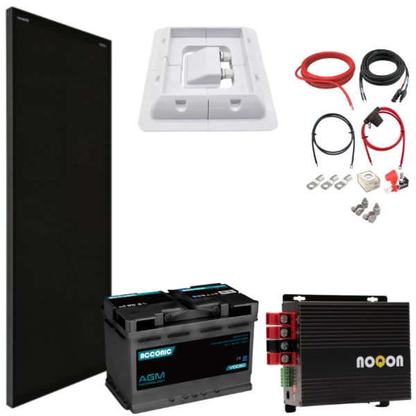 Wohnmobil Ladebooster-Set SMALL - mit AGM Batterie
