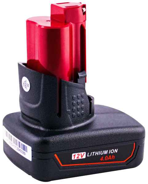 Acconic Werkzeug Akku für Milwaukee M12 B4 12V 4.0 Ah