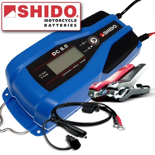 Shido DC 8.0 Batterie Ladegerät 12V 8A - alle Batterietypen