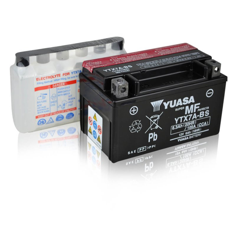 Yuasa YTZ10S Hochleistung Wartungsfreie Batterie, 12V, 150mm x 87mm x 93mm  : : Auto & Motorrad