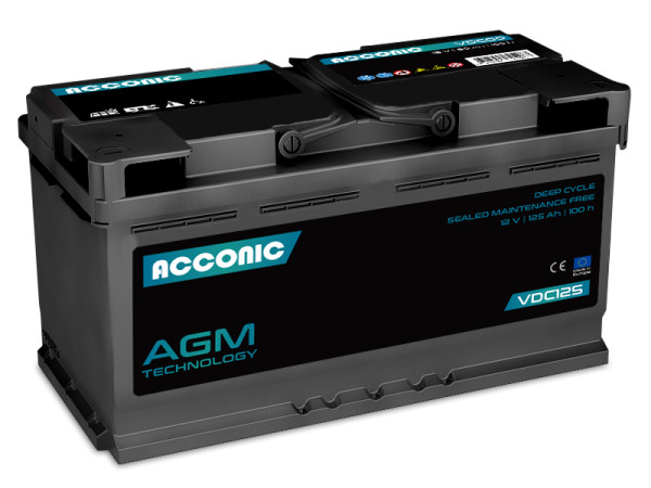 ACCONIC VDC125 Deep Cycle AGM 125Ah Batterie