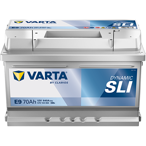 Varta E9 Dynamic SLI 570 144 064 Autobatterie 70Ah (Black Dynamic)