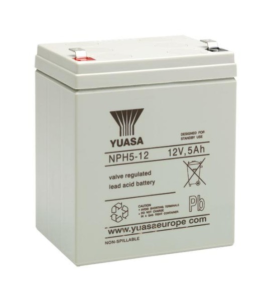 Yuasa NPH5-12 12V 5Ah USV-Batterie Hochstrom