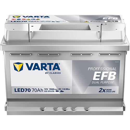 Varta LED70 Professional EFB 70AH Batterie