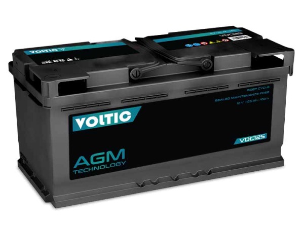 VOLTIC VDC125 Deep Cycle AGM 125Ah Batterie