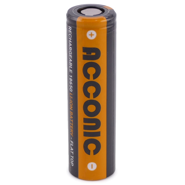 Acconic 3450mAh 3.7V 18650 Zelle Li-Ion Akku ungeschützt flattop (Ersetzt: INR18650-35E)
