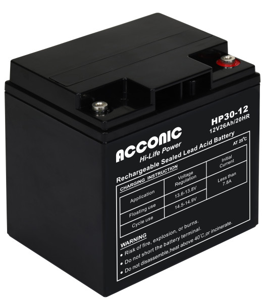 Acconic HP30-12 Hi-Life Power AGM 12V 30Ah Bleiakku