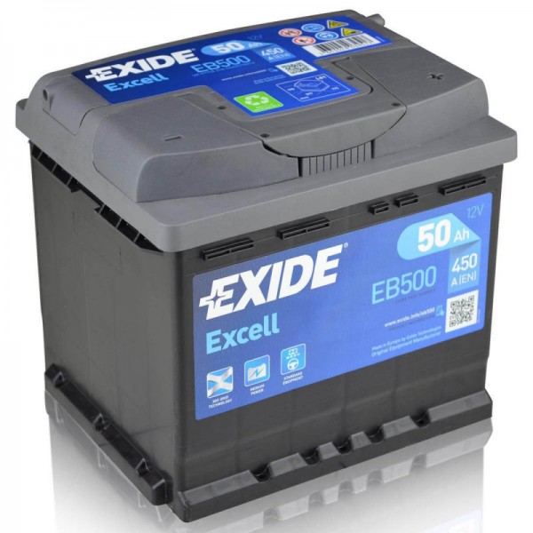 Exide EB500 Excell 50Ah Autobatterie 552 400 047