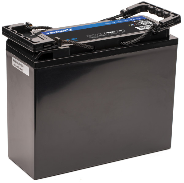 VOLTIMA VLT50S 12V LiFePO4 Lithium Slim Versorgungsbatterie 50Ah mit App